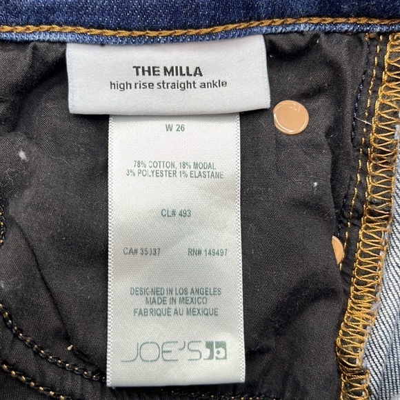 Joes Jeans The Milla High Rise Straight Ankle Size 26 - Picture 9 of 16